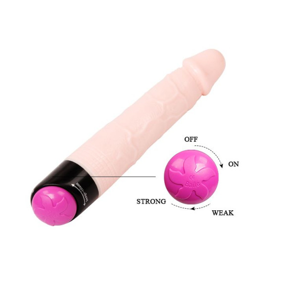 Реалистичный фаллоимитатор с ротацией Realistic Cock Vibe - 23,5 см. Реалистичный фаллоимитатор с ротацией Realistic Cock Vibe - 23,5 см.