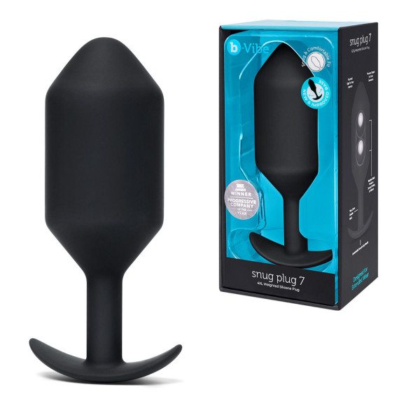 Черная пробка для ношения Snug Plug 7 - 18 см. Черная пробка для ношения Snug Plug 7 - 18 см.