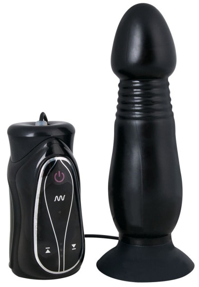 Вибровтулка с пультом Anal Pusher - 16 см. Вибровтулка с пультом Anal Pusher - 16 см.