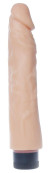 Телесный вибратор Real Skin - 23 см.