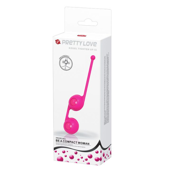 Ярко-розовые вагинальные шарики Kegel Tighten Up III Ярко-розовые вагинальные шарики Kegel Tighten Up III