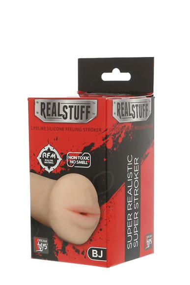 Нежный мастурбатор-ротик REALSTUFF 5INCH MASTURBATOR BJ Нежный мастурбатор-ротик REALSTUFF 5INCH MASTURBATOR BJ