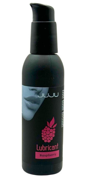 Съедобный лубрикант JUJU Raspberry с ароматом малины - 150 мл. Съедобный лубрикант JUJU Raspberry с ароматом малины - 150 мл.