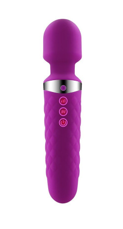 Фиолетовый wand-вибратор Be Wanded - 20 см.