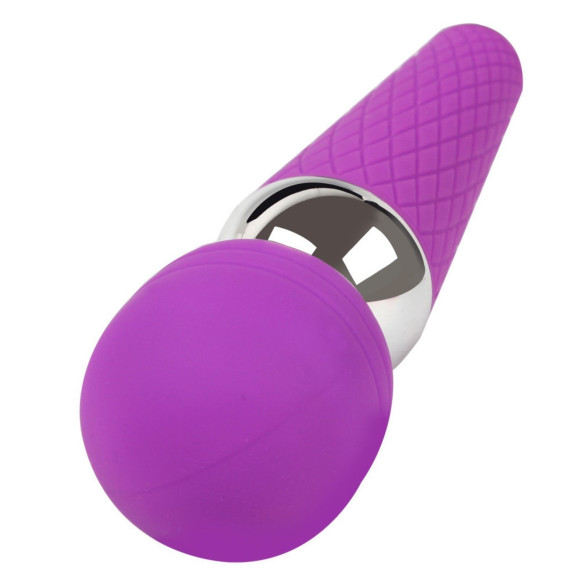 Фиолетовый wand-вибратор - 20 см. Фиолетовый wand-вибратор - 20 см.