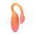 Оранжевый вибратор Flamingo Max
