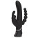 Черный перезаряжаемый вибратор Triple Curve Rechargeable Rabbit Vibrator - 25,4 см. Черный перезаряжаемый вибратор Triple Curve Rechargeable Rabbit Vibrator - 25,4 см.