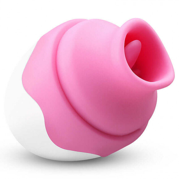 Розово-белый клиторальный стимулятор Sex Massager Розово-белый клиторальный стимулятор Sex Massager