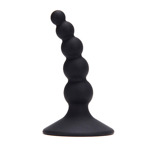 Чёрная анальная пробка-ёлочка DOMINO ASS PUNISHER SILICONE - 9,5 см. Чёрная анальная пробка-ёлочка DOMINO ASS PUNISHER SILICONE - 9,5 см.