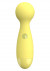 Жёлтый вибромассажер BELLA LARGE WAND MASSAGER - 19 см.