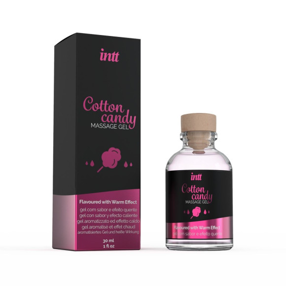 Массажный гель с согревающим эффектом Cotton Candy - 30 мл. Массажный гель с согревающим эффектом Cotton Candy - 30 мл.