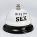 Настольный звонок RING FOR SEX Настольный звонок RING FOR SEX