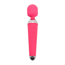 Розовый wand-вибратор Pichile - 20 см.