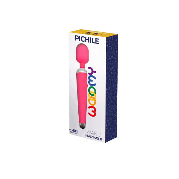Розовый wand-вибратор Pichile - 20 см. Розовый wand-вибратор Pichile - 20 см.