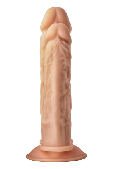 Телесный анально-вагинальный фаллоимитатор Double Penetrator - 19,5 см. Телесный анально-вагинальный фаллоимитатор Double Penetrator - 19,5 см.