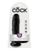 Чёрный фаллоимитатор 8 Cock with Balls - 21,3 см. Чёрный фаллоимитатор 8 Cock with Balls - 21,3 см.