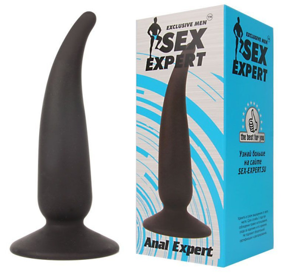 Анальная пробка с тонким кончиком Sex Expert - 11 см. Анальная пробка с тонким кончиком Sex Expert - 11 см.