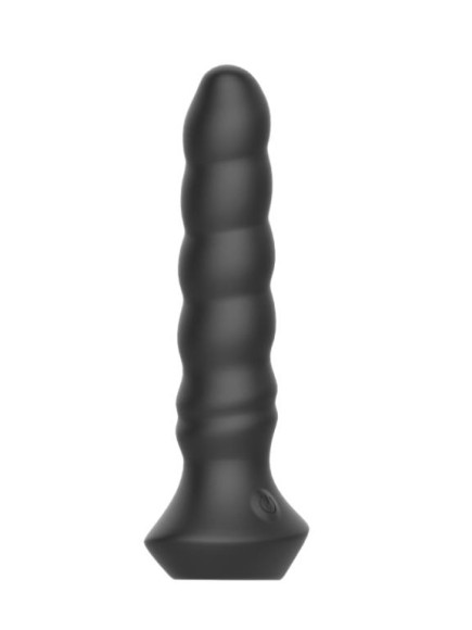 Черный перезаряжаемый мультискоростной вибратор №02 Undulating vibrator - 19 см. Черный перезаряжаемый мультискоростной вибратор №02 Undulating vibrator - 19 см.