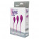 Набор из 3 фиолетовых вагинальных шариков PLEASURE BALLS & EGGS KEGEL EXERCISE SET Набор из 3 фиолетовых вагинальных шариков PLEASURE BALLS & EGGS KEGEL EXERCISE SET