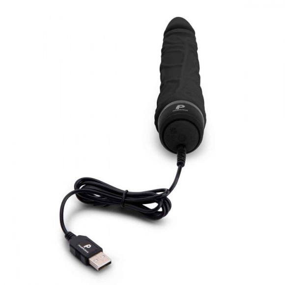 Черный вибратор-реалистик 7 Realistic Vibrator - 20 см. Черный вибратор-реалистик 7 Realistic Vibrator - 20 см.