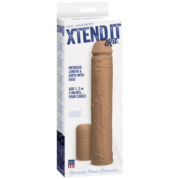 Увеличивающая насадка на пенис Xtend It Kit - 22,8 см. Увеличивающая насадка на пенис Xtend It Kit - 22,8 см.