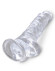 Прозрачный фаллоимитатор 8 Cock with Balls - 22,2 см. Прозрачный фаллоимитатор 8 Cock with Balls - 22,2 см.