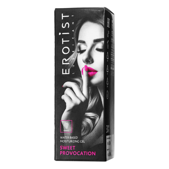 Съедобный гель Erotist Sweet Provocation Grapes - 30 мл. Съедобный гель Erotist Sweet Provocation Grapes - 30 мл.