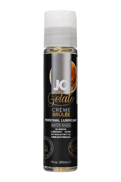 Лубрикант с ароматом крем-брюле JO GELATO CREME BRULEE - 30 мл.
