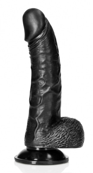 Черный фаллоимитатор Curved Realistic Dildo Balls Suction Cup 6 - 15,5 см. Черный фаллоимитатор Curved Realistic Dildo Balls Suction Cup 6 - 15,5 см.