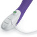 Фиолетовый вибратор Mystim Elegant Eric - 27 см. Фиолетовый вибратор Mystim Elegant Eric - 27 см.