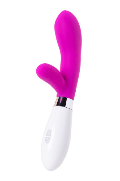 Розовый силиконовый вибратор с клиторальным стимулятором A-Toys Mady - 20,4 см. Розовый силиконовый вибратор с клиторальным стимулятором A-Toys Mady - 20,4 см.