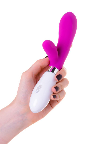 Розовый силиконовый вибратор с клиторальным стимулятором A-Toys Mady - 20,4 см. Розовый силиконовый вибратор с клиторальным стимулятором A-Toys Mady - 20,4 см.