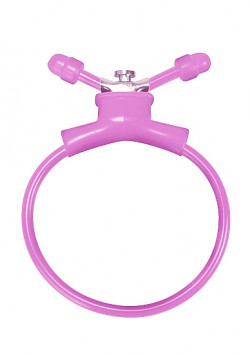Розовое утягивающее лассо Adjustable Cockring Розовое утягивающее лассо Adjustable Cockring