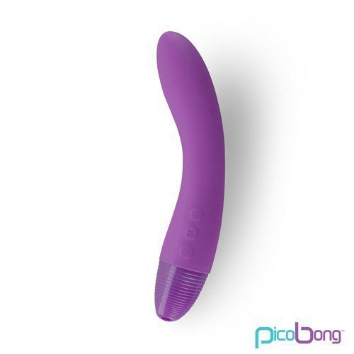 Фиолетовый вибромассажер Zizo Innie Vibe - 18 см.