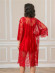 Соблазнительный кружевной пеньюар с поясом Соблазнительный кружевной пеньюар с поясом