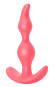 Розовая анальная пробка Bent Anal Plug Black - 13 см. Розовая анальная пробка Bent Anal Plug Black - 13 см.
