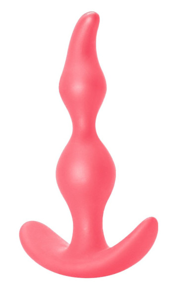 Розовая анальная пробка Bent Anal Plug Black - 13 см. Розовая анальная пробка Bent Anal Plug Black - 13 см.