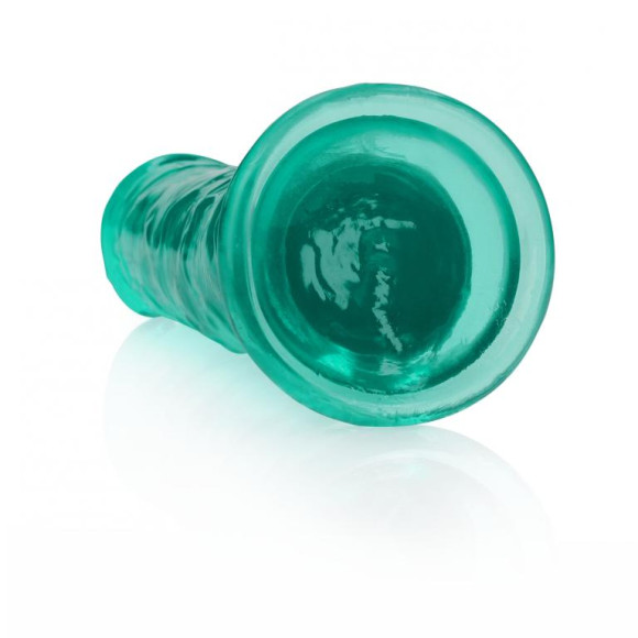Зеленый фаллоимитатор Crystal Clear на присоске - 25 см. Зеленый фаллоимитатор Crystal Clear на присоске - 25 см.