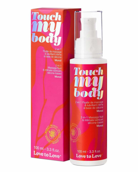 Силиконовый лубрикант 2-в-1 Touch My Body с ароматом моной - 100 мл. Силиконовый лубрикант 2-в-1 Touch My Body с ароматом моной - 100 мл.