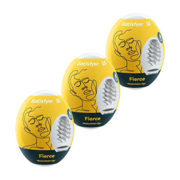 Набор из 3 мастурбаторов-яиц Satisfyer Fierce Набор из 3 мастурбаторов-яиц Satisfyer Fierce