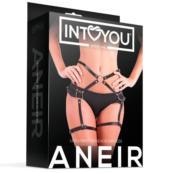 Черные стрепы на бёдра Aneir Черные стрепы на бёдра Aneir