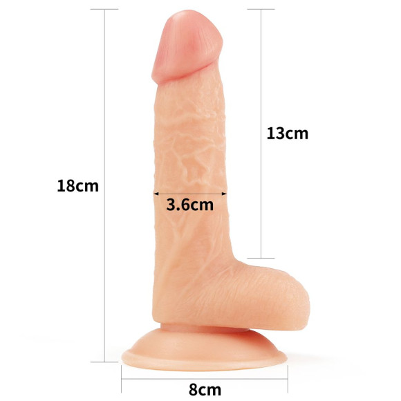 Телесная насадка с черными трусиками Easy Strapon Set 7.0 - 18 см. Телесная насадка с черными трусиками Easy Strapon Set 7.0 - 18 см.