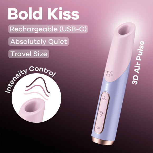Вакуумный стимулятор клитора Bold Kiss Вакуумный стимулятор клитора Bold Kiss