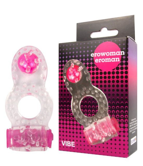 Прозрачное эрекционное кольцо Erowoman-Eroman Прозрачное эрекционное кольцо Erowoman-Eroman