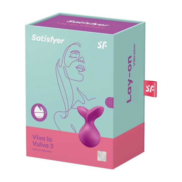 Лиловый клиторальный стимулятор Viva la Vulva 3 Лиловый клиторальный стимулятор Viva la Vulva 3