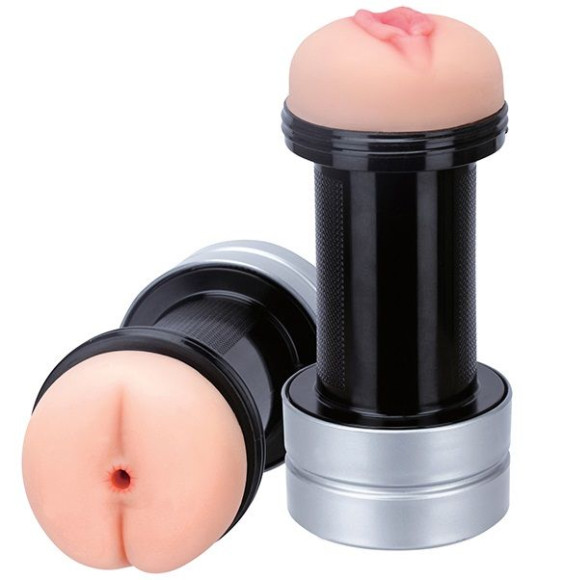 Мастурбатор 2-в-1 REALSTUFF 2 IN 1 HUMMER ANUS & VAGINA: вагина и анус Мастурбатор 2-в-1 REALSTUFF 2 IN 1 HUMMER ANUS & VAGINA: вагина и анус