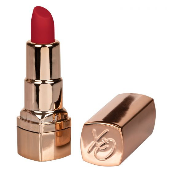 Золотистый вибратор-помада с красным мягким кончиком Hide & Play Rechargeable Lipstick Золотистый вибратор-помада с красным мягким кончиком Hide & Play Rechargeable Lipstick
