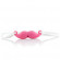 Розовые силиконовые виброусы THE Mustachio Розовые силиконовые виброусы THE Mustachio