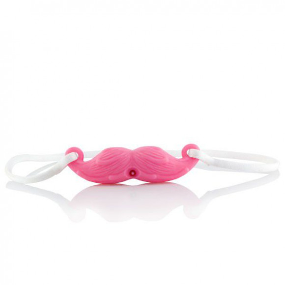 Розовые силиконовые виброусы THE Mustachio Розовые силиконовые виброусы THE Mustachio