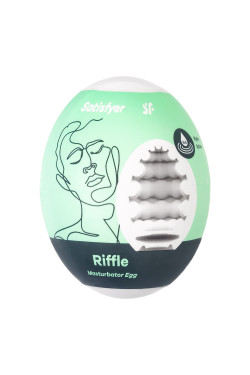 Мастурбатор-яйцо Satisfyer Riffle Mini Masturbator Мастурбатор-яйцо Satisfyer Riffle Mini Masturbator